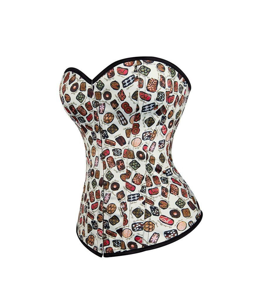 Corset Bustier imprimées de Gourmandise Sucré 