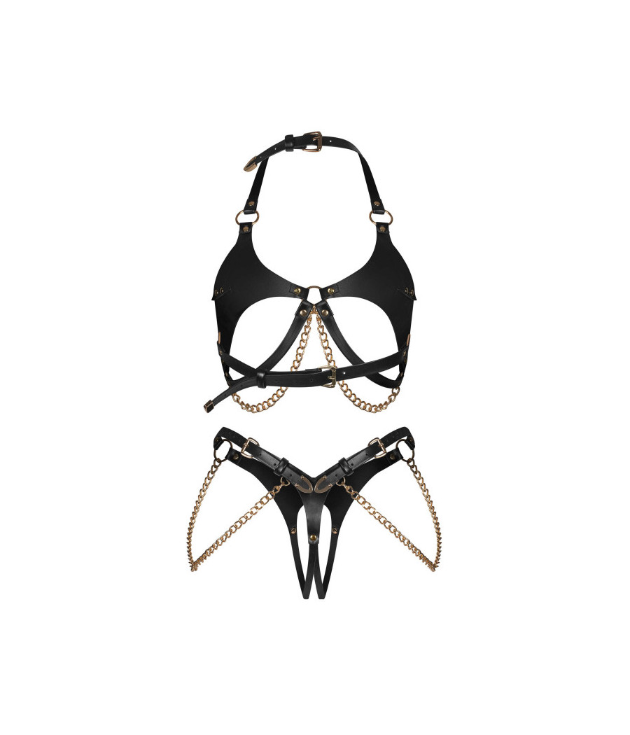 Anyya ensemble ouvert 2 pièces - Noir