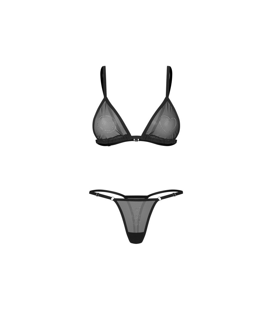 Wet Me ensemble 2 pièces - Noir