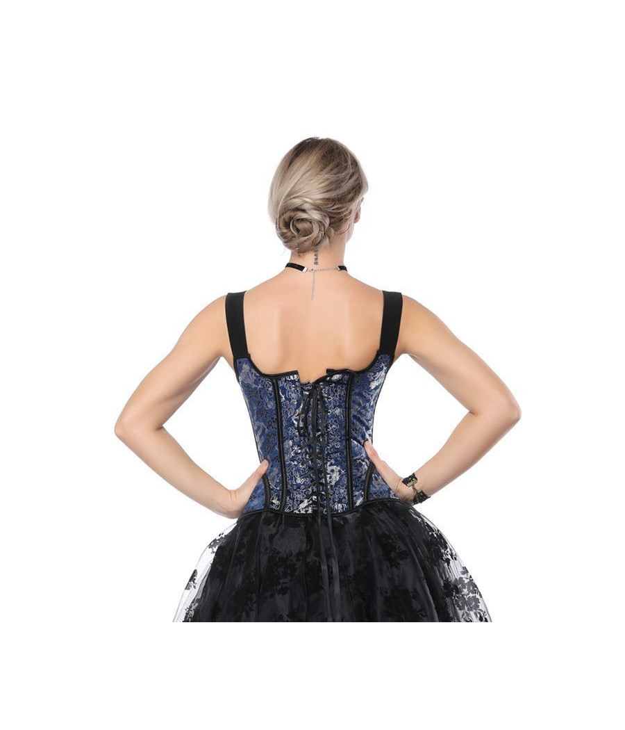 Corset Bustier Femme Push-up Avec Baleines Plastique Et Laçage Dos - Taille XS à 6XL | Pour Une Silhouette Galbée, Soirée, Déguisement, Mariage
