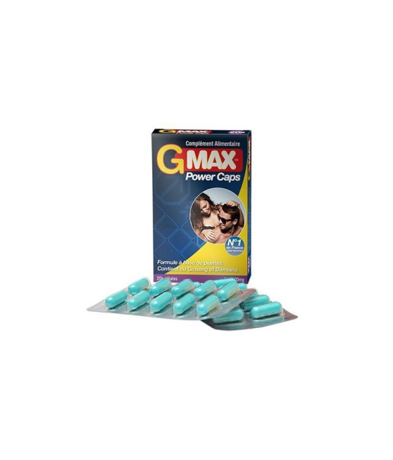 Gmax Power Caps Homme - 20 gélules