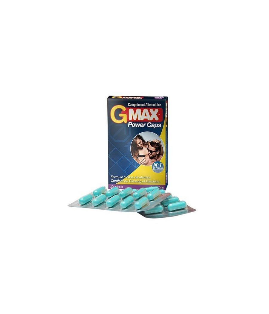 Gmax Power Caps Homme - 20 gélules