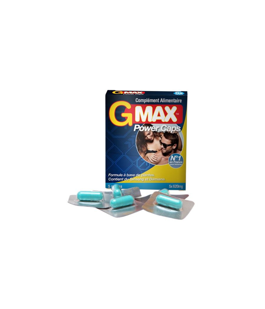 Gmax Power Caps Homme - 5 gélules