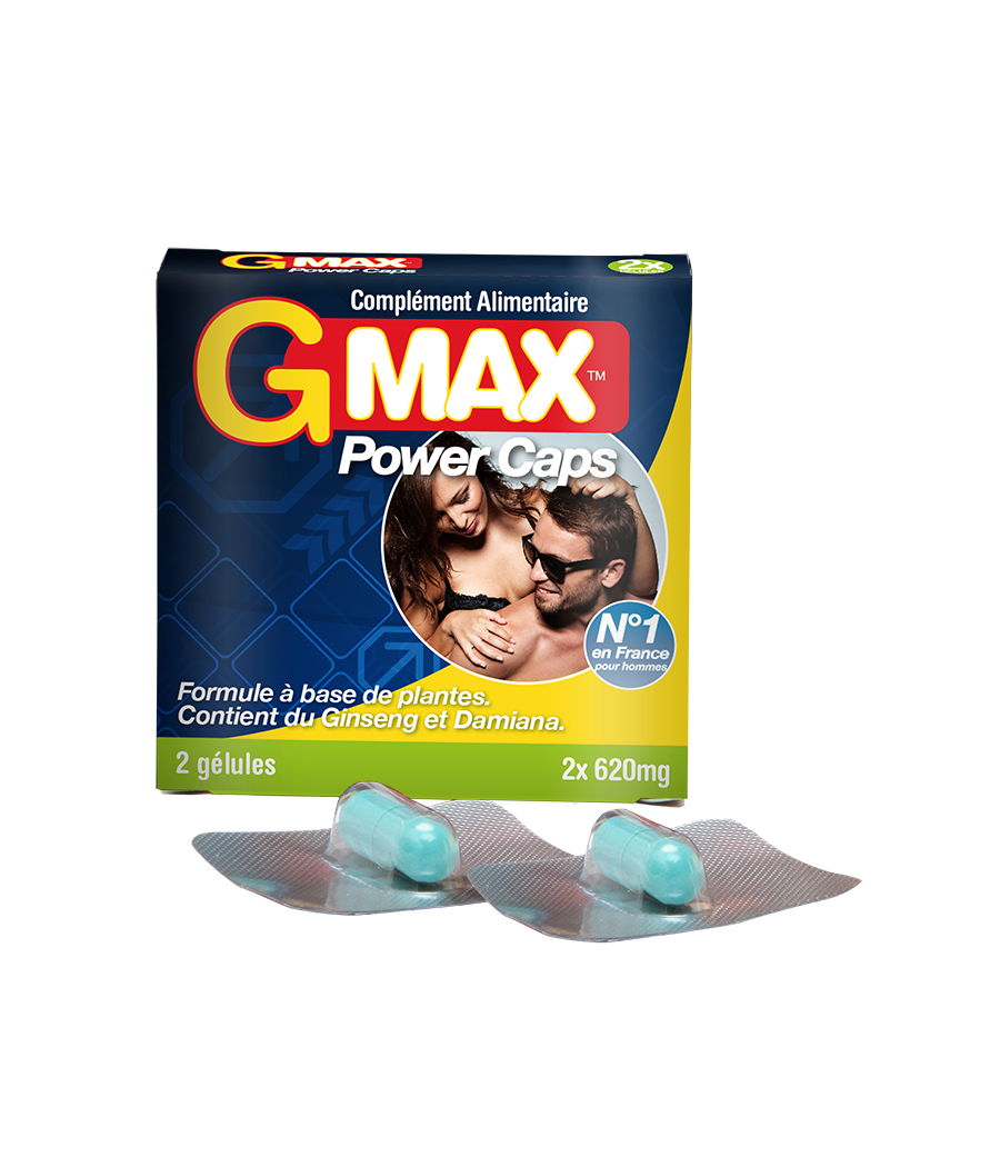 Gmax Power Caps Homme - 2 gélules