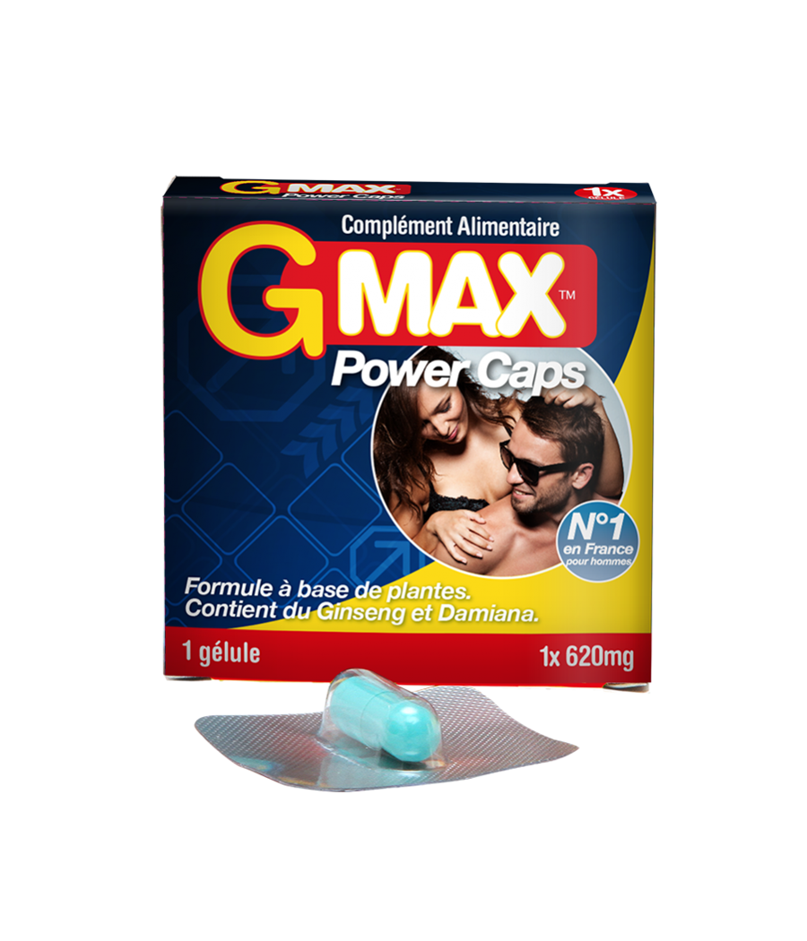 Gmax Power Caps Homme - 1 gélule
