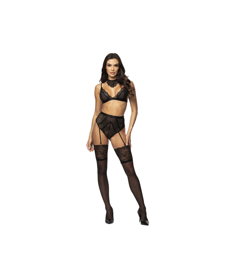 Cristalyn ensemble lingerie - Noir