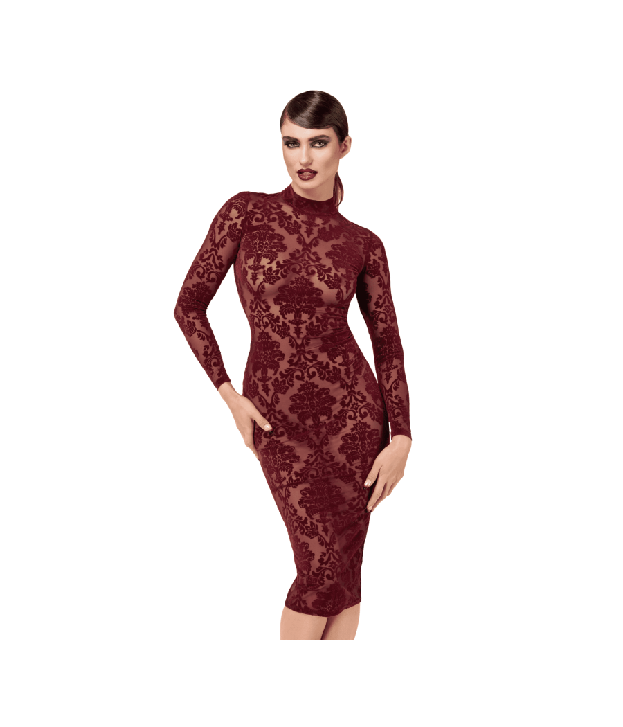 F384 Kink Royal Robe mi-longue
