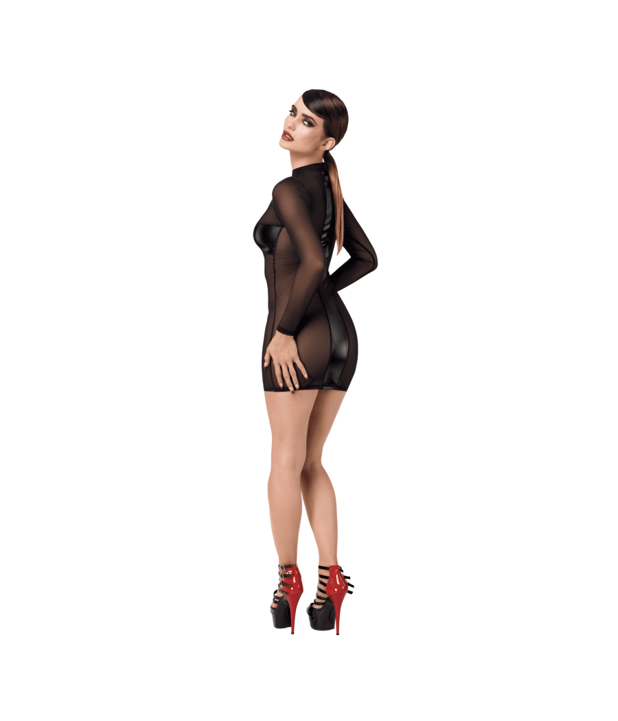 F369 Crossfire Mini Robe en maille et wetlook