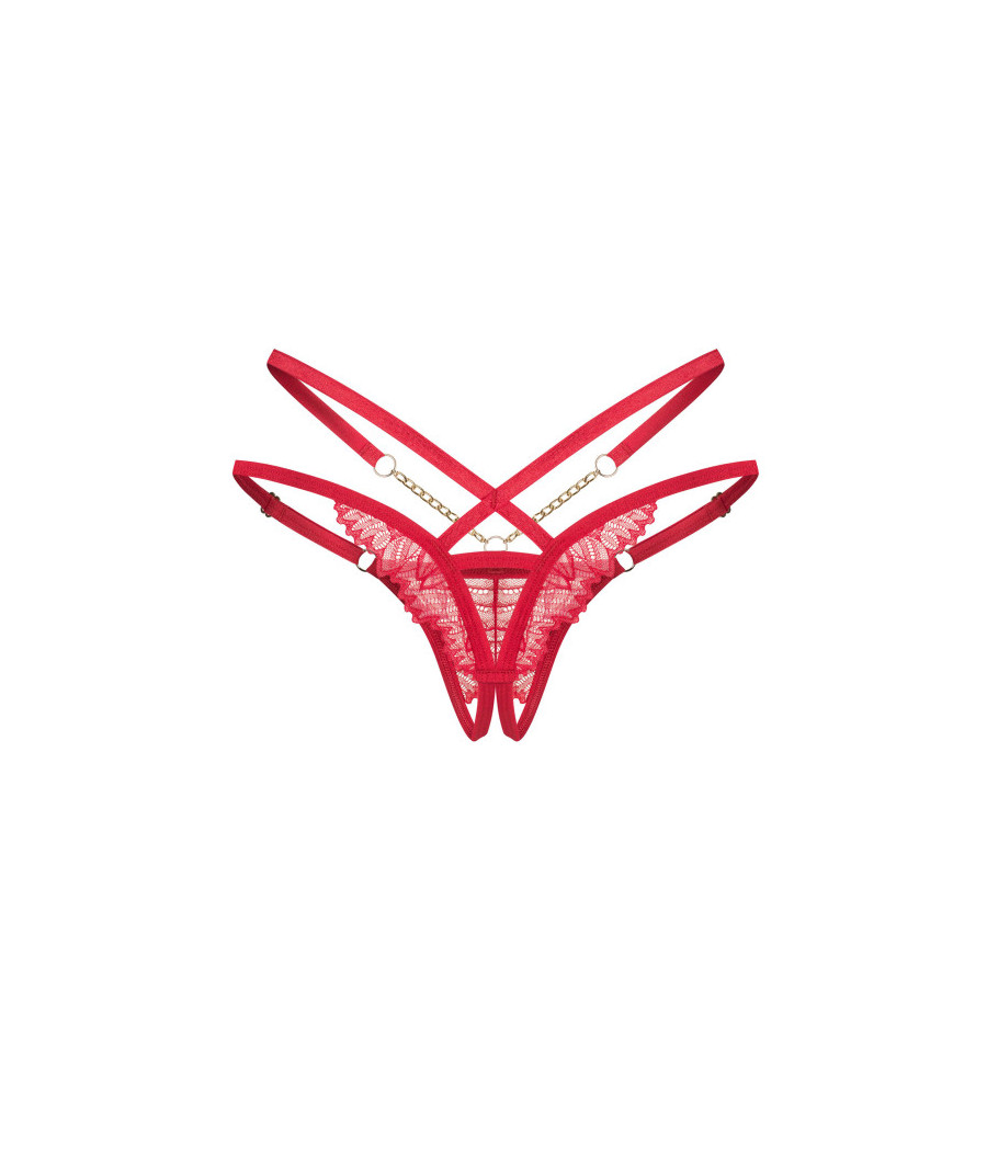 Matildea string ouvert Rouge