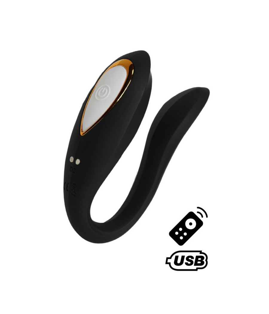 OSMOSE, stimulateur pour couple USB, à double tête, avec télécommande, en silicone médical