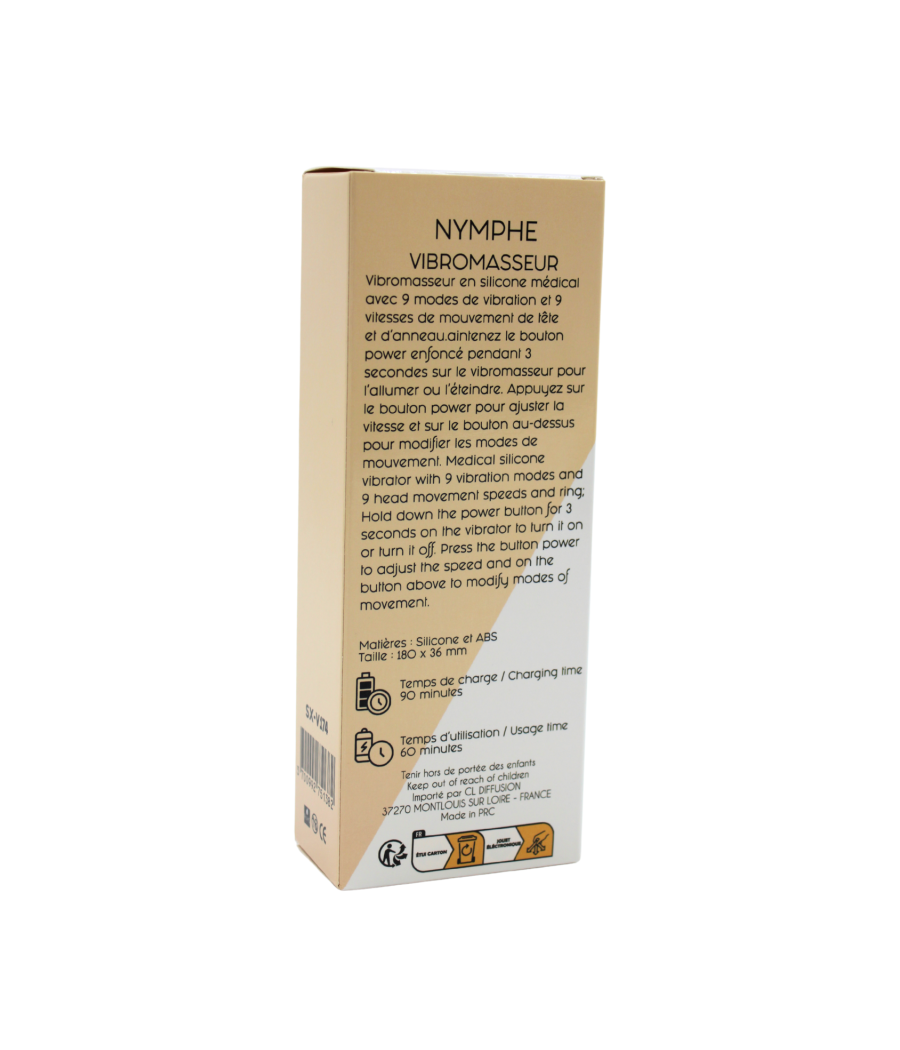 Vibromasseur NYMPHE Haute Précision à Double Action 