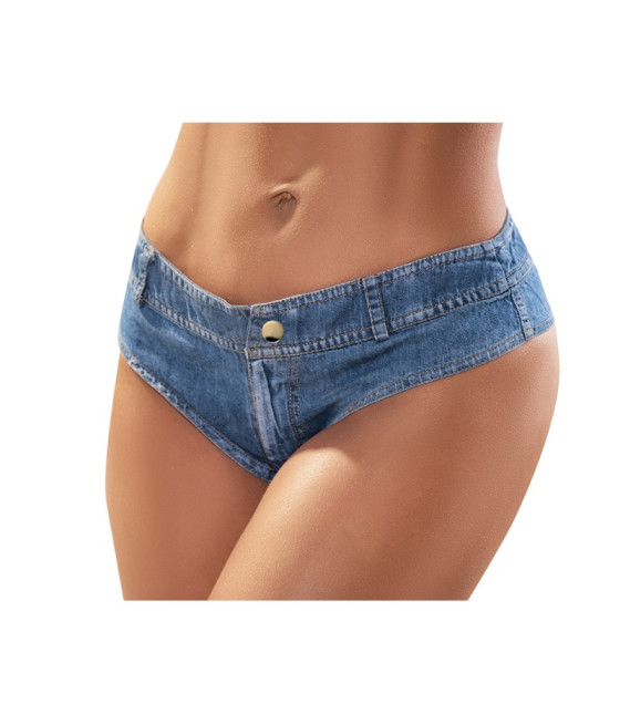 Micro short imitation jean 