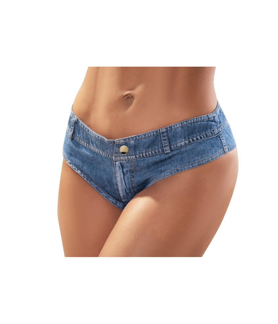 Micro short imitation jean 