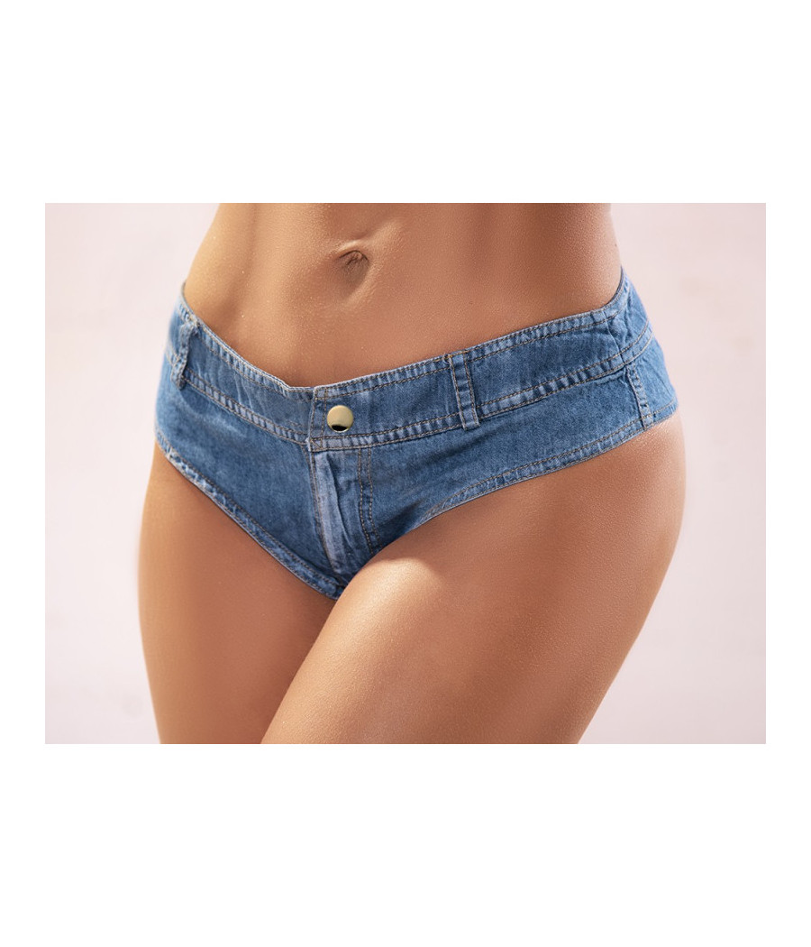 Micro short imitation jean 