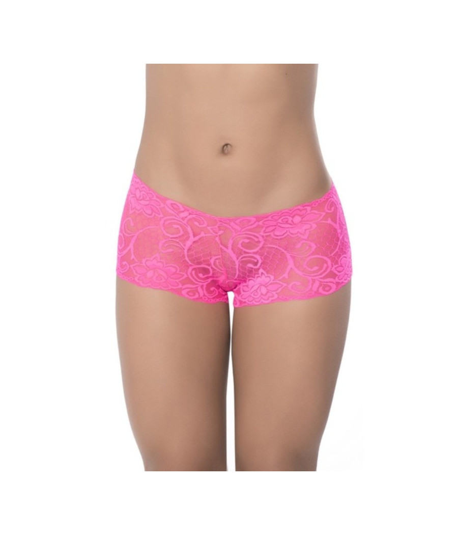 Boyshort dentelle Hot pink 