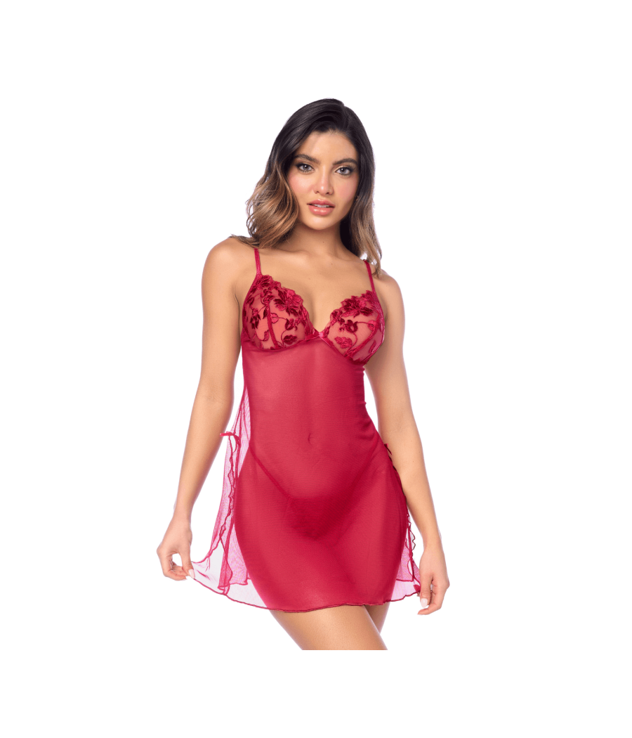 Babydoll Mapalé romantique avec string 