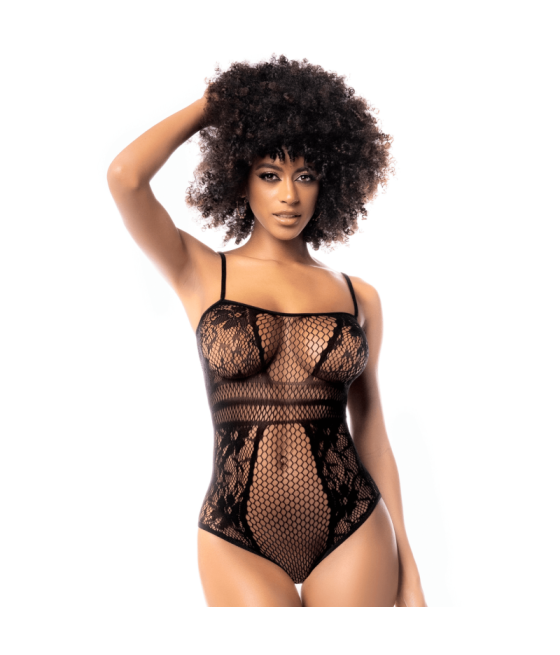 Body résille noire 