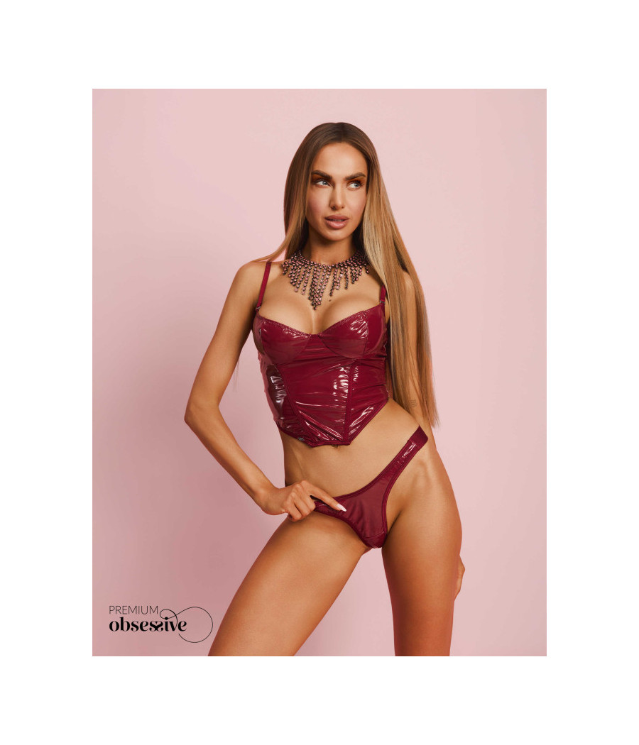 Redya Corset et string rouge