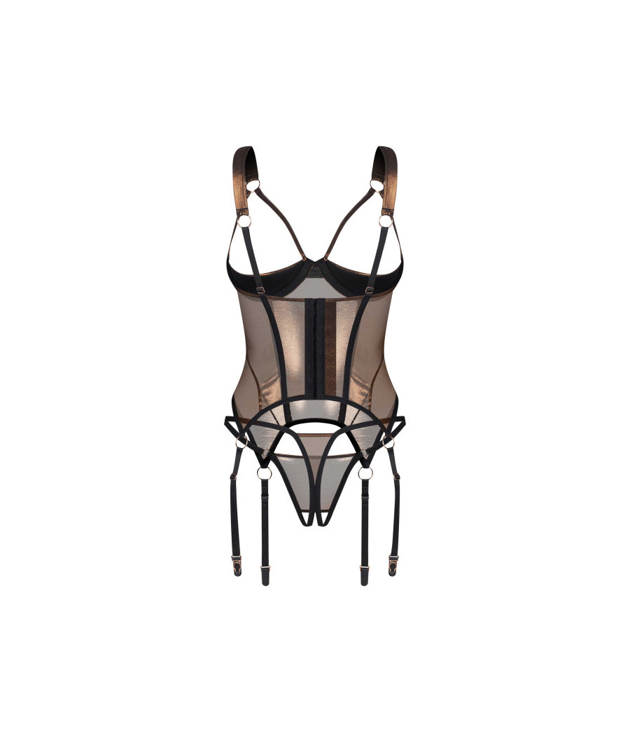 Soranna corset et string ouverts