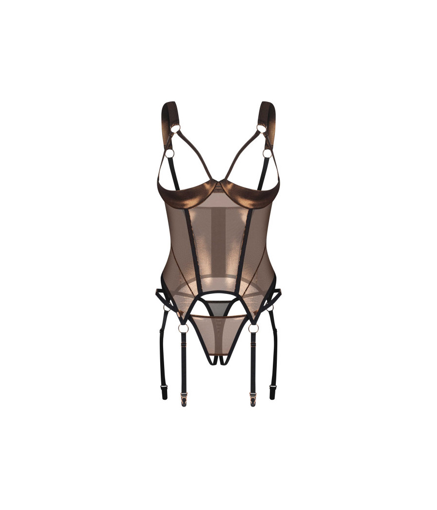 Soranna corset et string ouverts