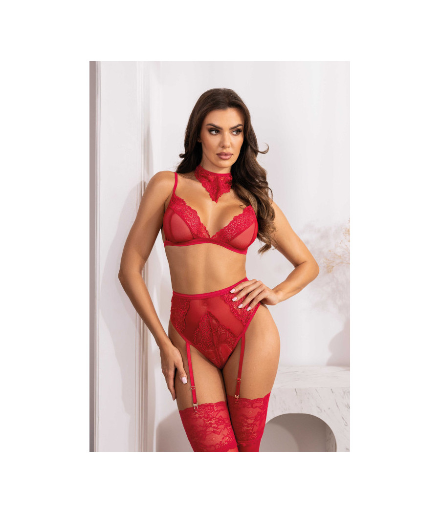 Cristalyn ensemble lingerie - Cherry