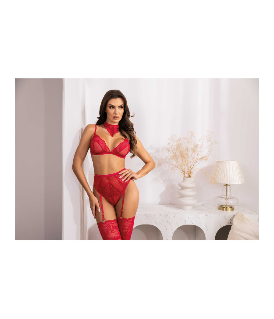 Cristalyn ensemble lingerie - Cherry