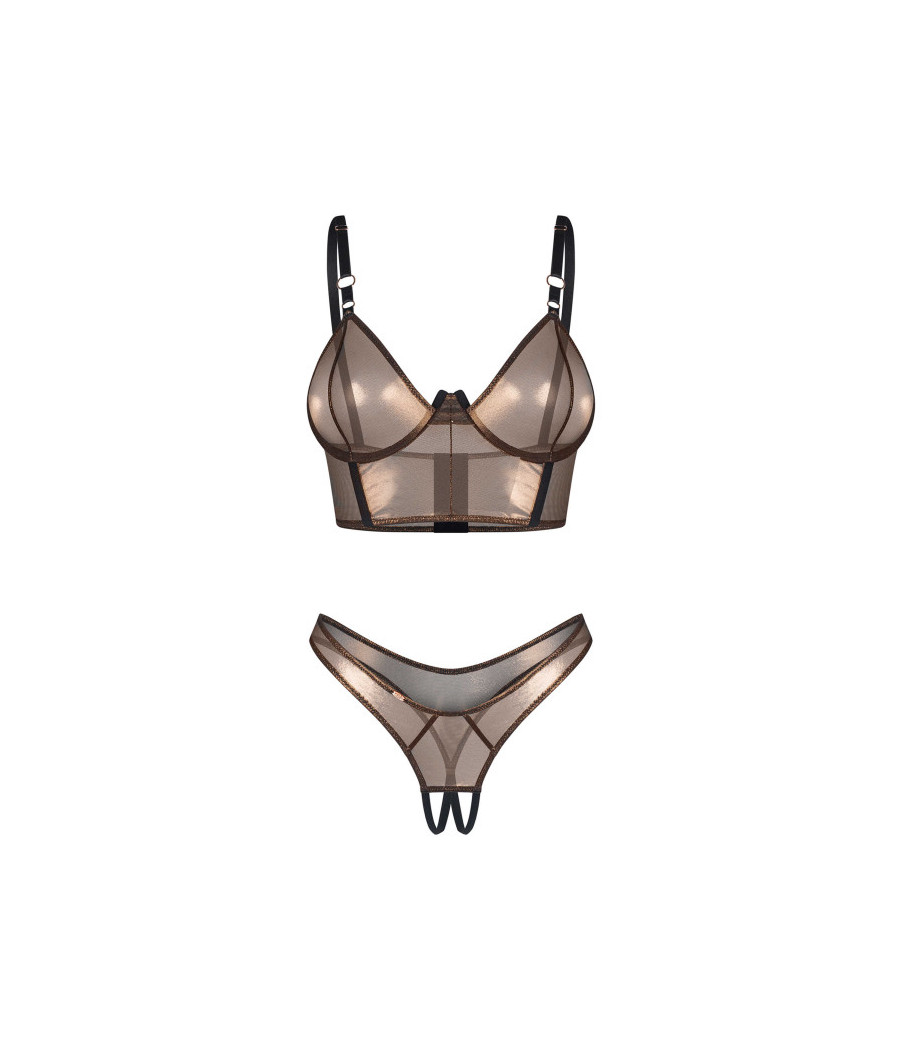 Soranna top et string ouvert