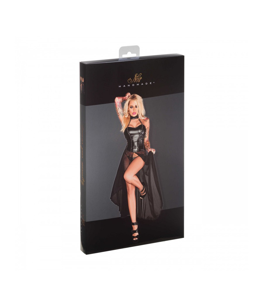 F139 Powerwetlook robe en tulle