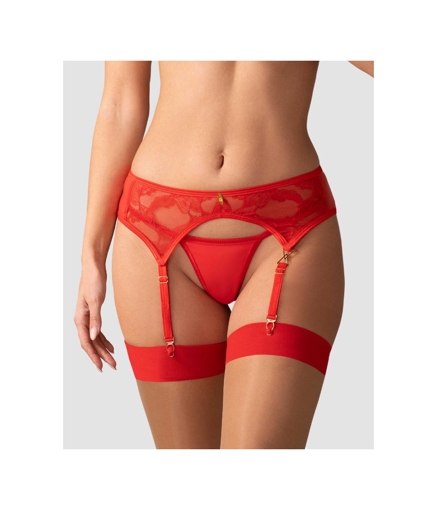 Aliosa porte-jarretelles - Rouge