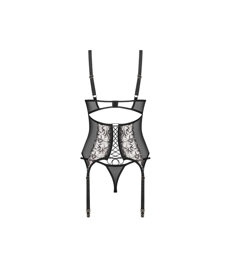 Vila blanes corset et string - Noirs