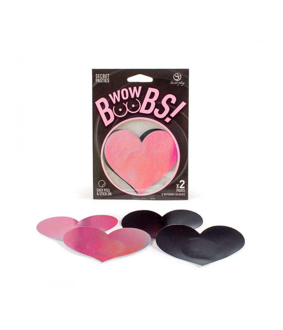 WOW BOOBS ! Cache-tétons coeur
