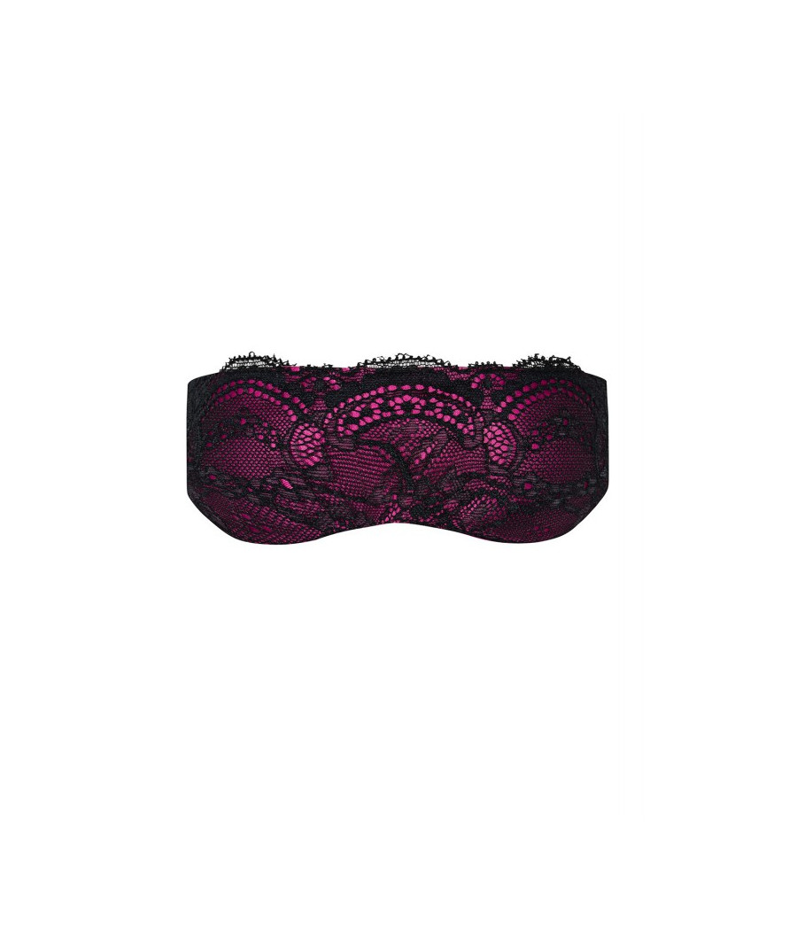 Roseberry Masque - Noir et Fuchsia