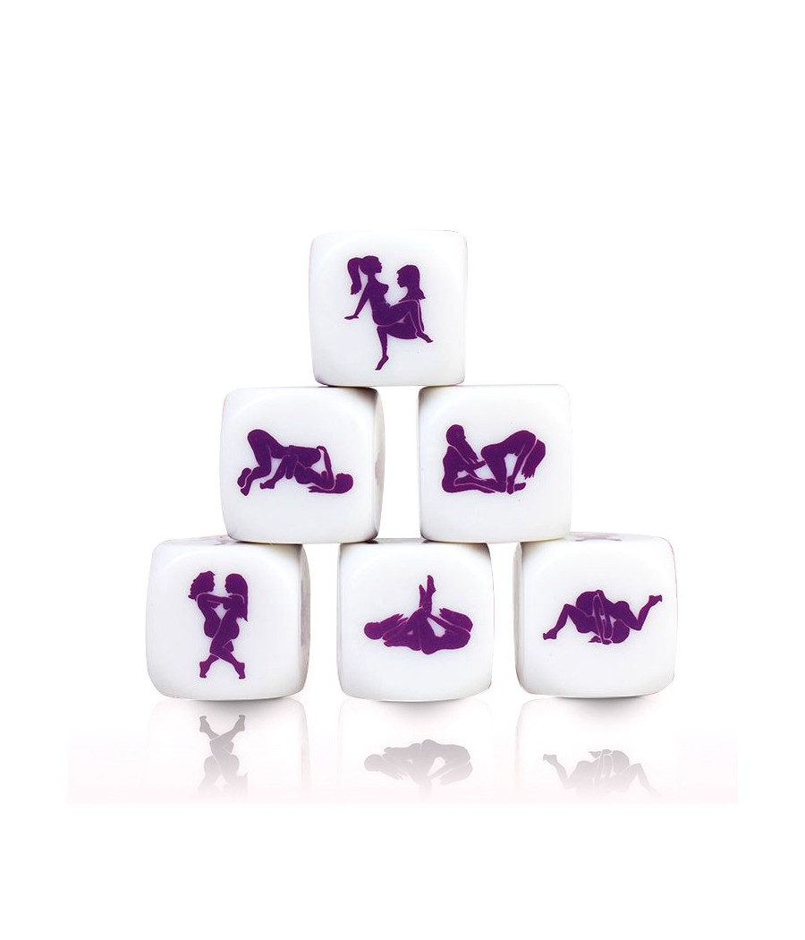 Dé Kamasutra Lesbien - Blanc et violet