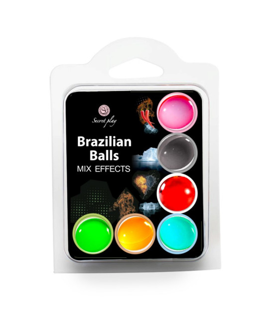 6 Brazilian Balls Differents effets 3701