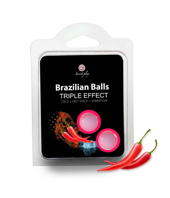 2 Brazilian Balls Triple effect 3699