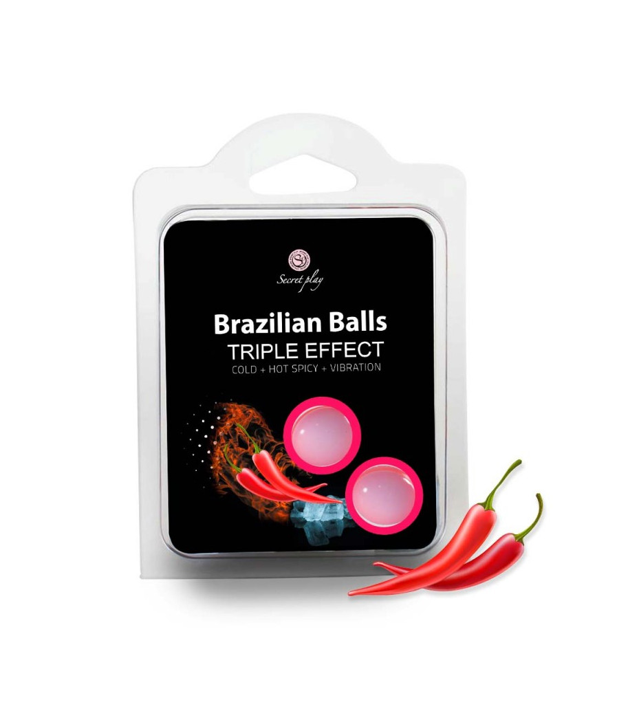 2 Brazilian Balls Triple effect 3699