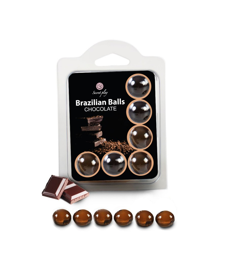 6 Brazilian Balls Chocolat 3386-1