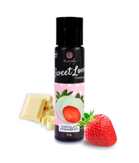 Gel comestible Chocolat blanc et Fraise 3672 - 60 ml
