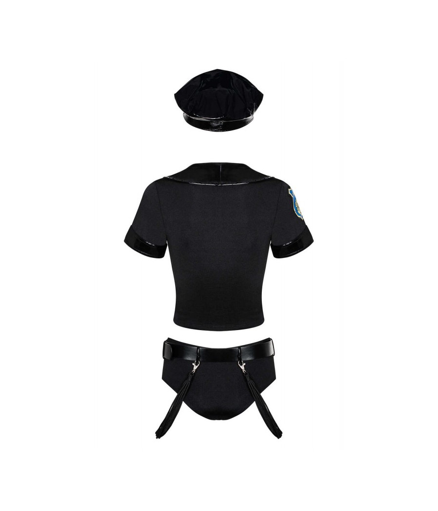 Police set Costume 6 pièces - Noir