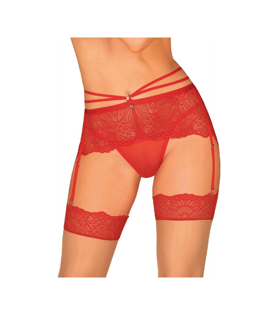 Loventy Porte-jarretelles - Rouge