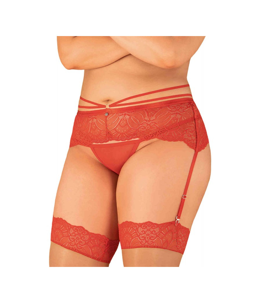 Loventy Porte-jarretelles - Rouge