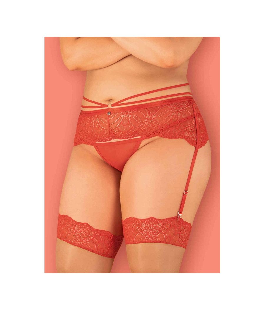Loventy Porte-jarretelles - Rouge