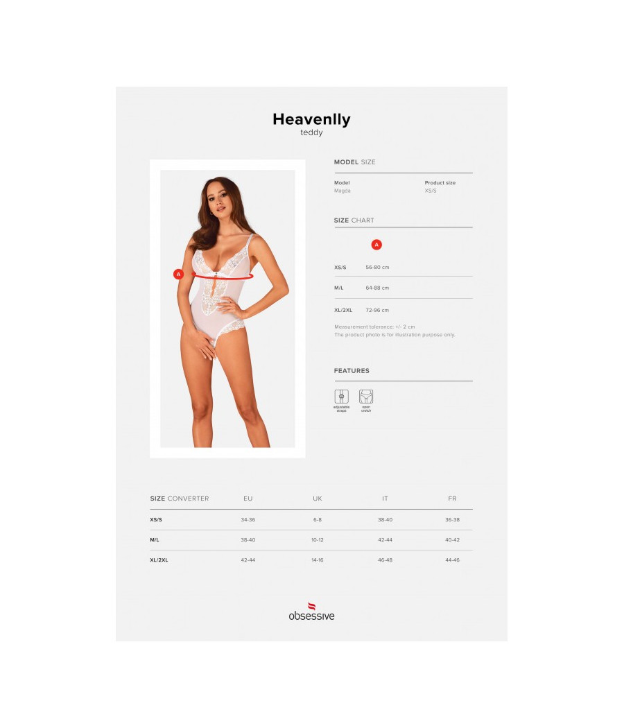 Heavenlly Body ouvert - Blanc
