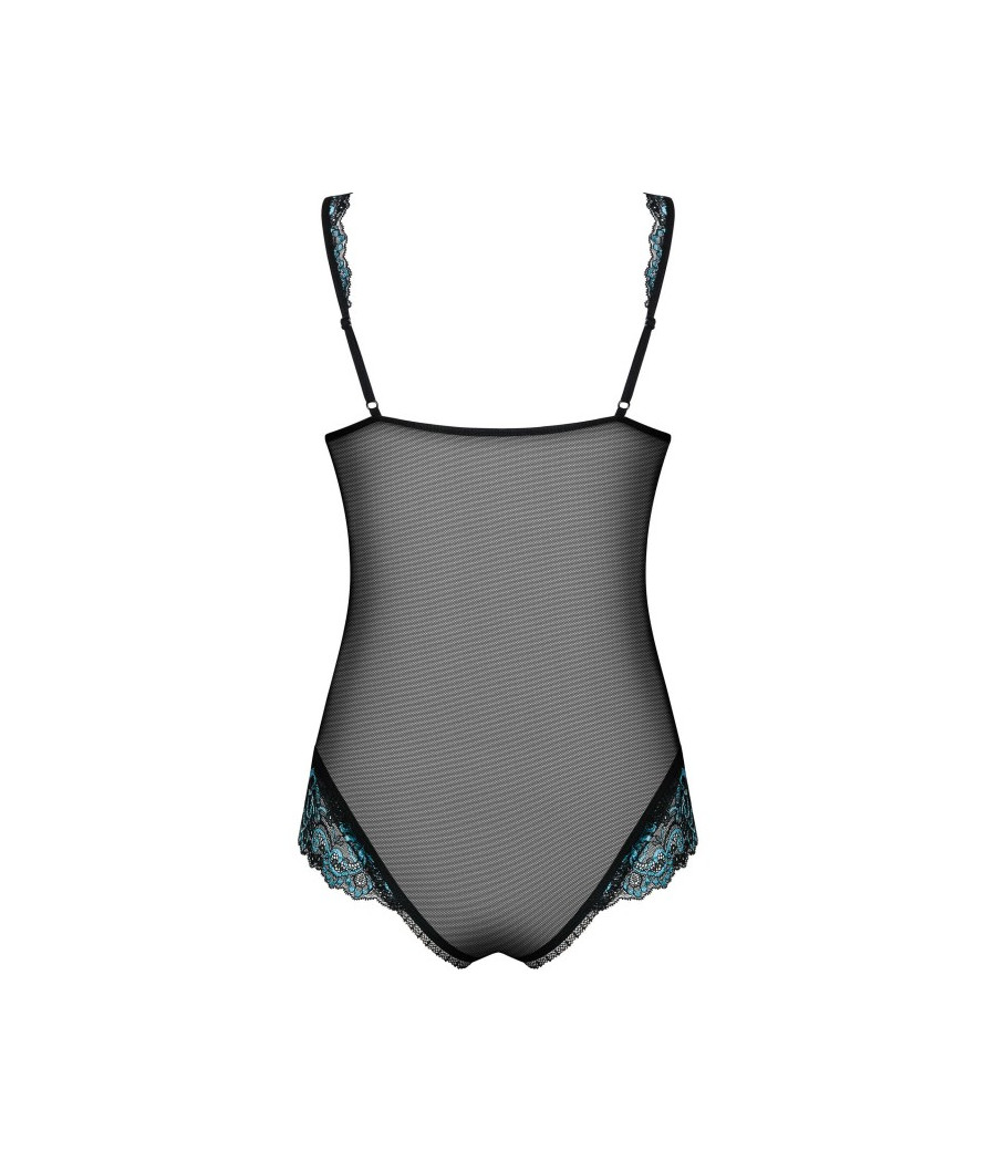 Amanta Body ouvert - Noir et Turquoise