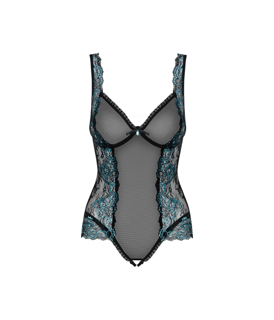 Amanta Body ouvert - Noir et Turquoise
