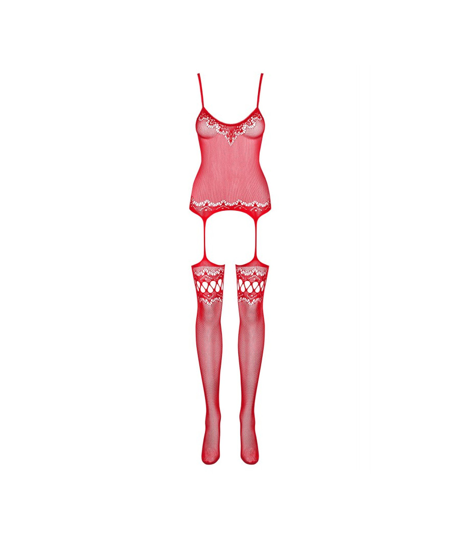 F214 Bodystocking - Rouge
