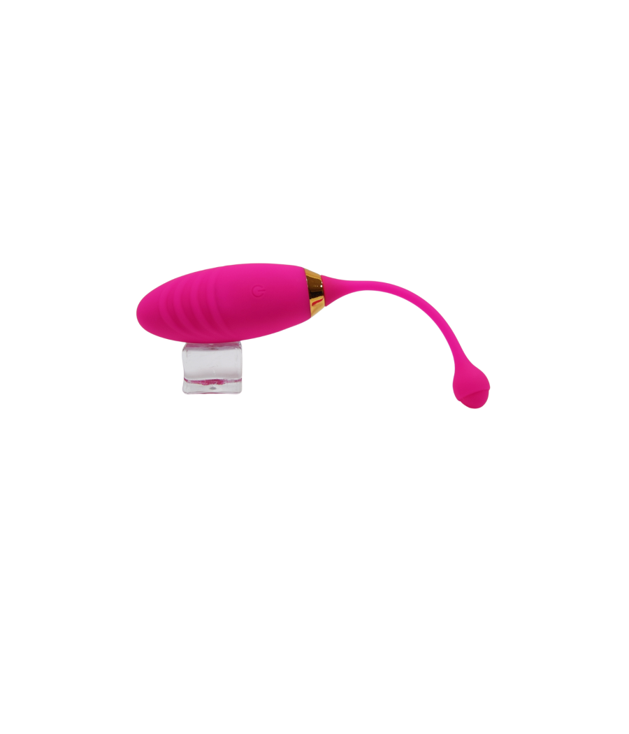 SUNDAY, Un Œuf vibrant USB avec télécommande, dans un silicone médical doux et rainuré 