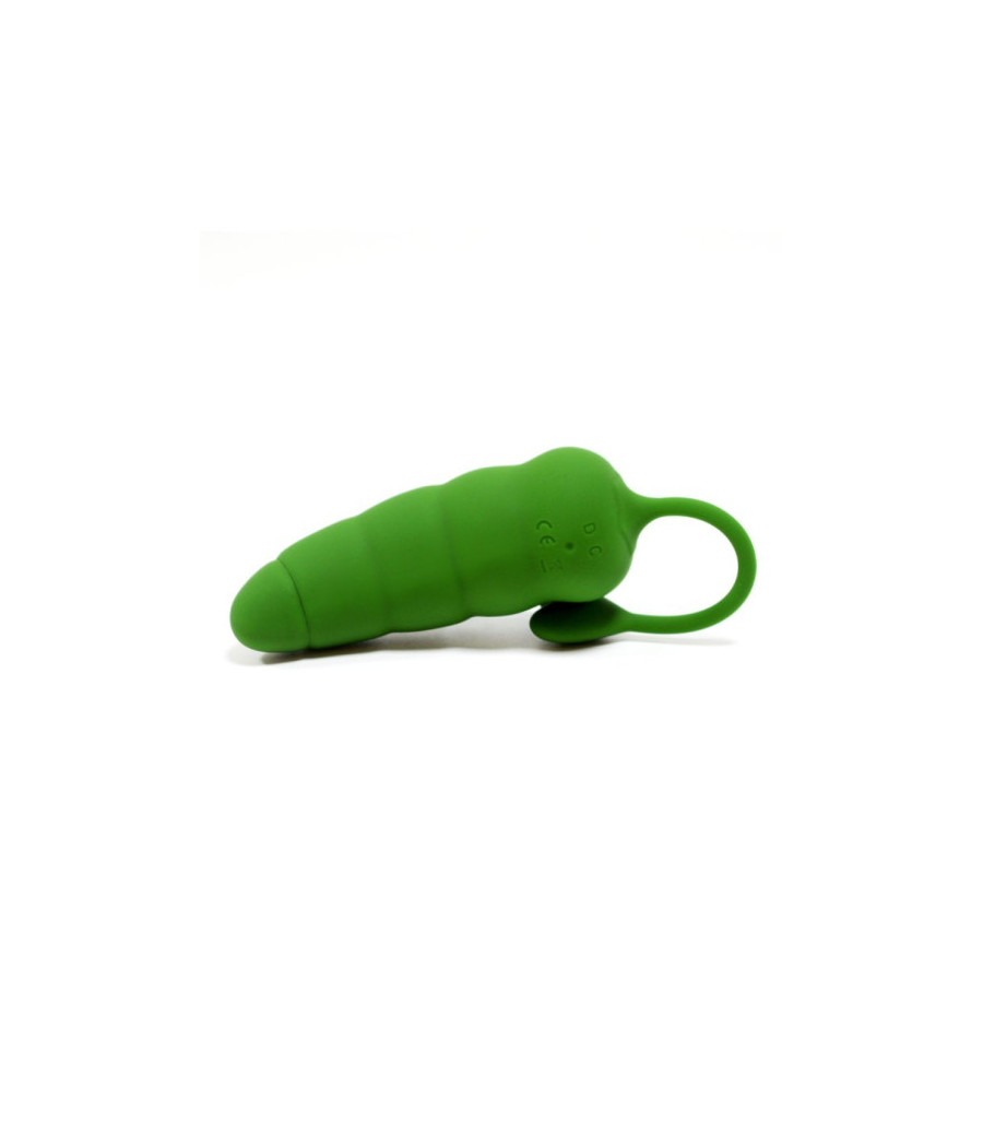 PIMENTO, Un Œuf vibrant avec télécommande, couleur et forme Piment en silicone médical