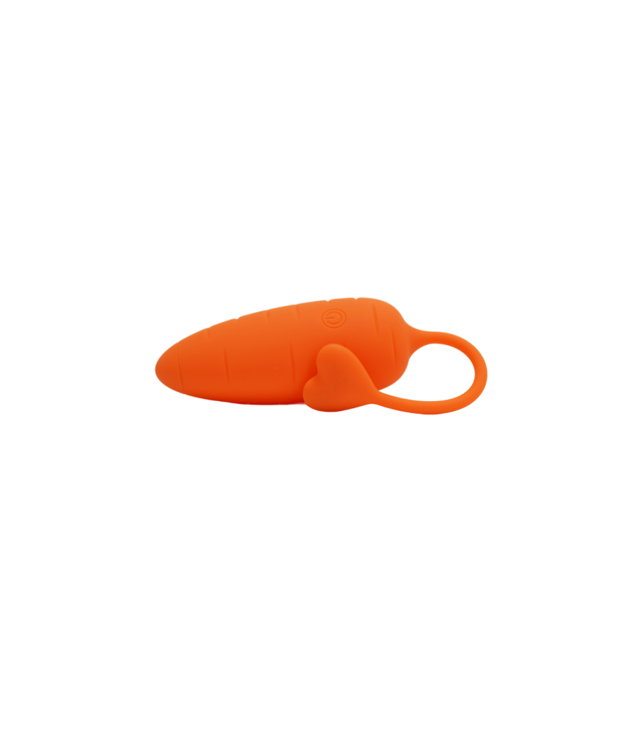 CARROT, Un Œuf vibrant avec télécommande, couleur et forme Carotte en silicone médical 