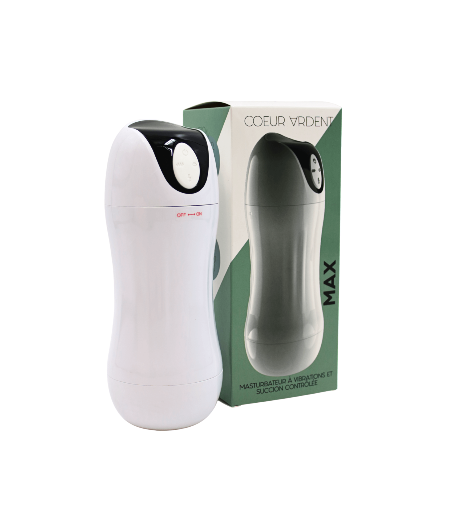 MAX – Masturbateur à Vibrations  Succion Contrôlée USB